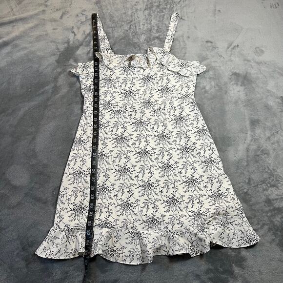 Altar’d State Sleeveless Ruffle Trim Floral Print Dress Size Medium Knee Length - Picture 11 of 11